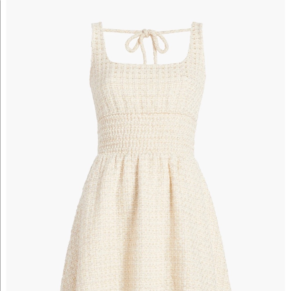 HILL HOUSE - THE CHER DRESS IN COCONUT TWEED